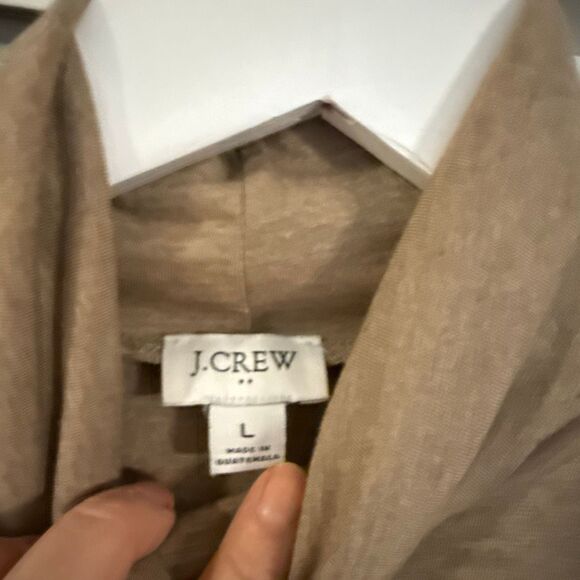 J.Crew heathered tan tissue turtleneck size large - Picture 4 of 11